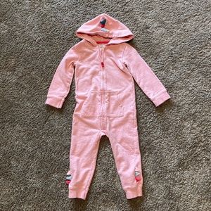 Carter's Pink Dino Jumpsuit | 24M
